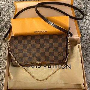 ❎SOLD❎vuitton favorite pm damier ebene